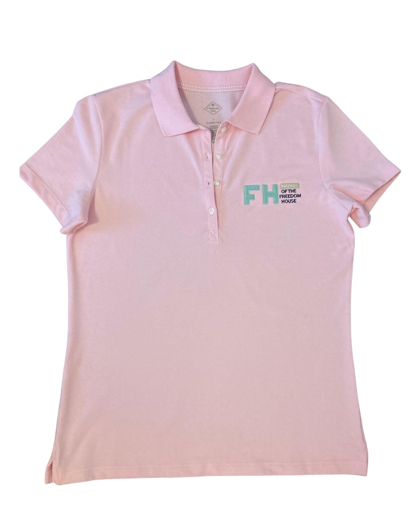 Pink Friends of the Freedom House Polo